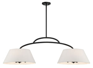 Minka-Lavery - 5398-66A - Six Light Island Pendant - Headington - Coal