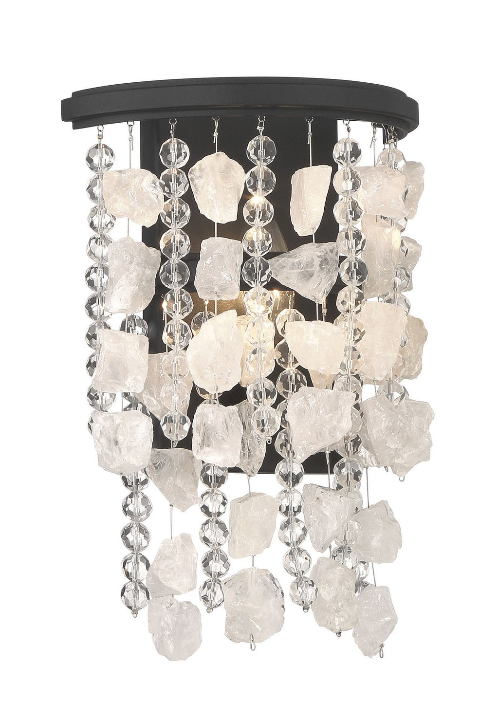 Minka-Lavery - 6701-66 - One Light Wall Sconce - Shimmering Elegance - Sand Coal