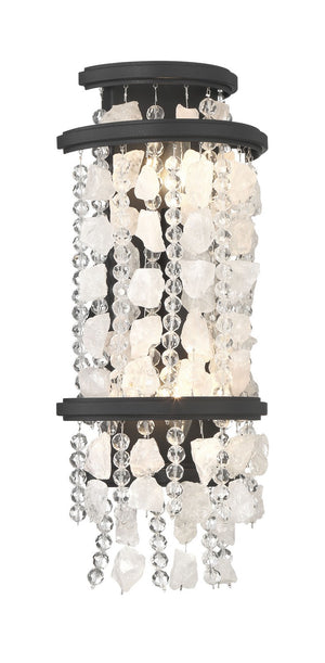 Minka-Lavery - 6702-66 - Two Light Wall Sconce - Shimmering Elegance - Sand Coal