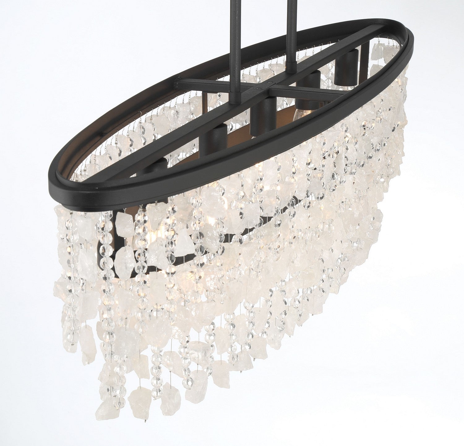 Minka-Lavery - 6707-66 - Five Light Island Pendant - Shimmering Elegance - Sand Coal