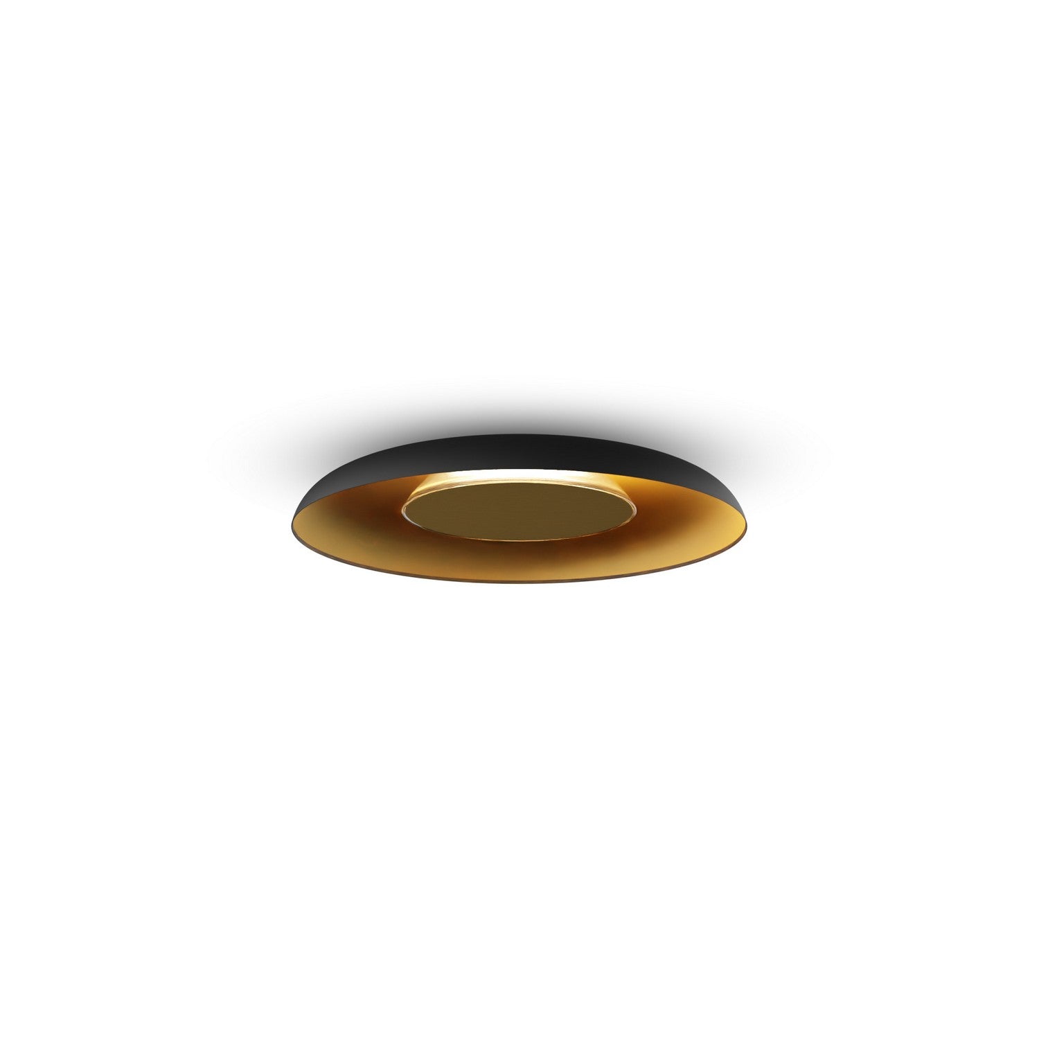 Koncept - RMW-09-SW-BRS-HW+18BD-MBG - LED Wall Sconce - Ramen - Matte Black w/Gold