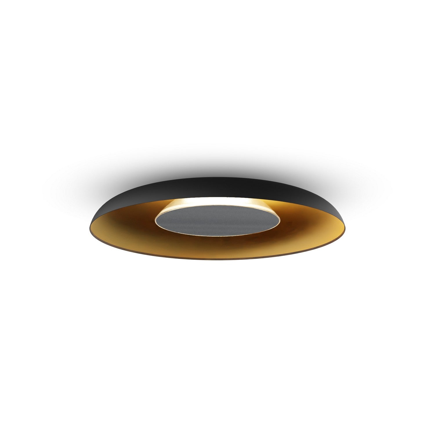 Koncept - RMW-12-SW-BNI-HW+24BD-MBG - LED Wall Sconce - Ramen - Matte Black w/Gold