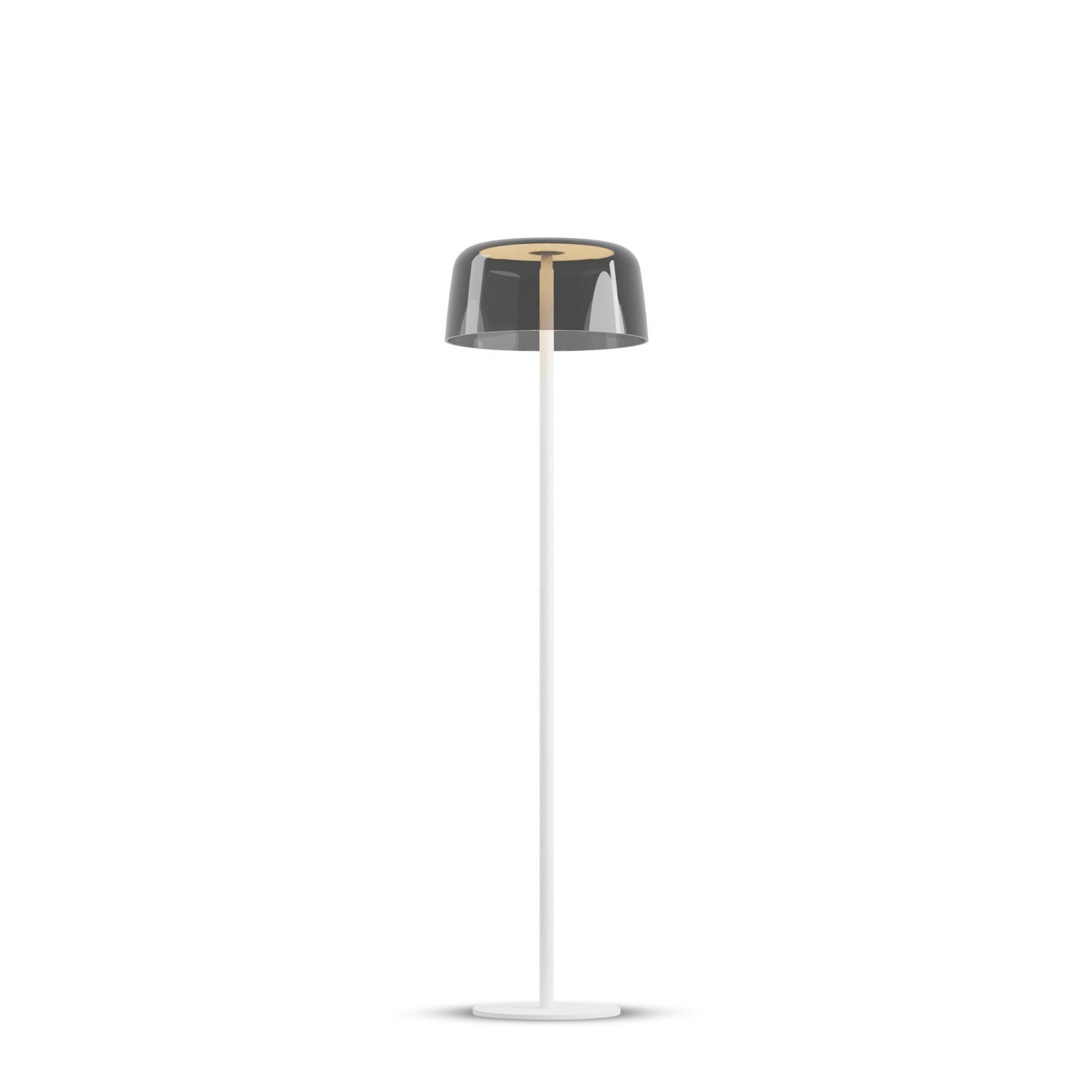 Koncept - YUF-SW-MWT+SDGY - LED Floor Lamp - Yurei - Matte White