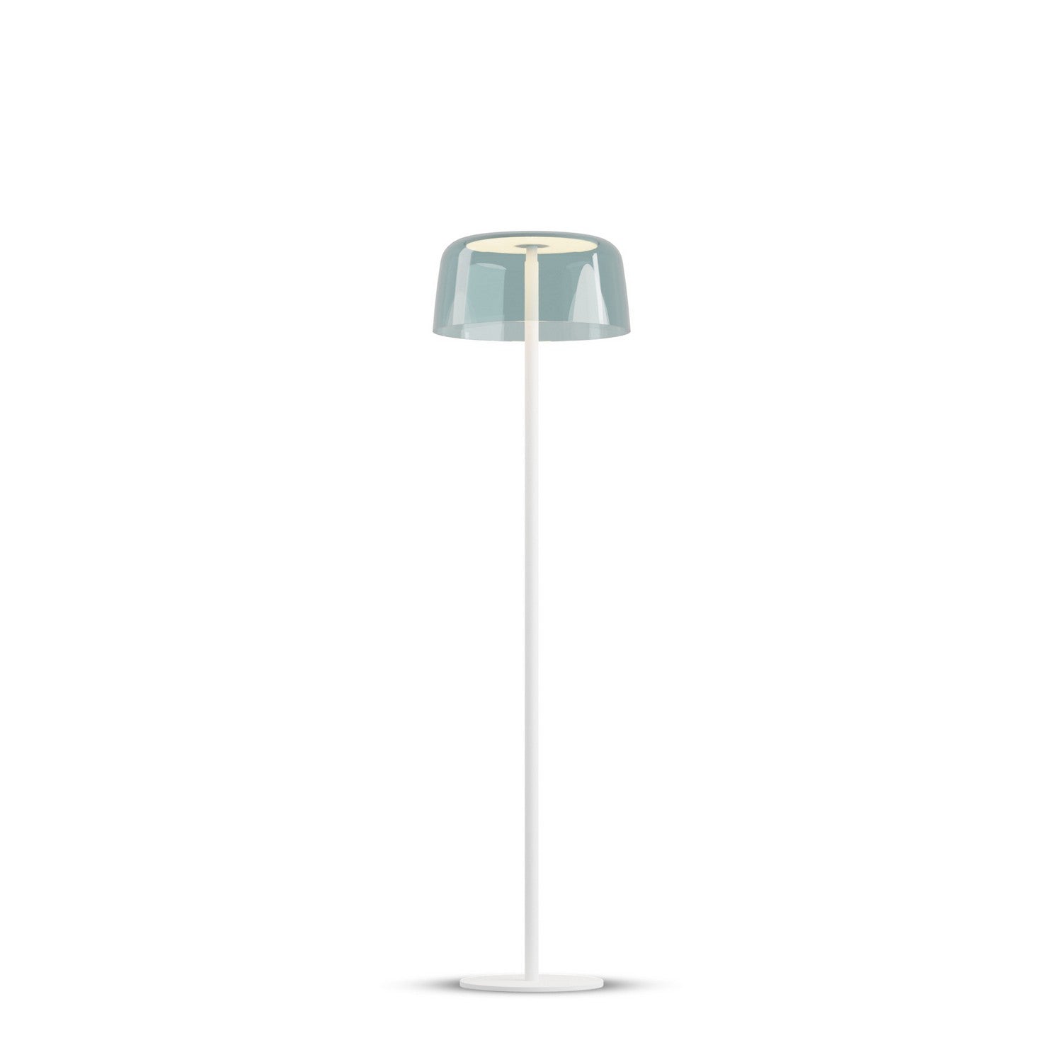 Koncept - YUF-SW-MWT+SBLU - LED Floor Lamp - Yurei - Matte White