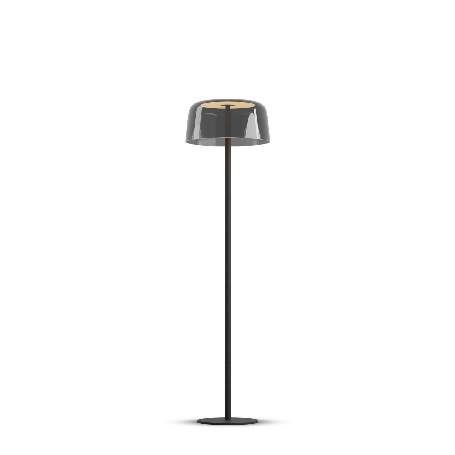 Koncept - YUF-SW-MTB+SDGY - LED Floor Lamp - Yurei - Matte Black