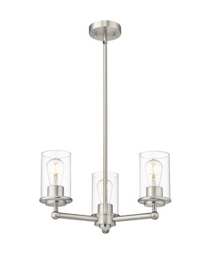 Z-Lite - 742-3BN - Three Light Chandelier - Thayer - Brushed Nickel