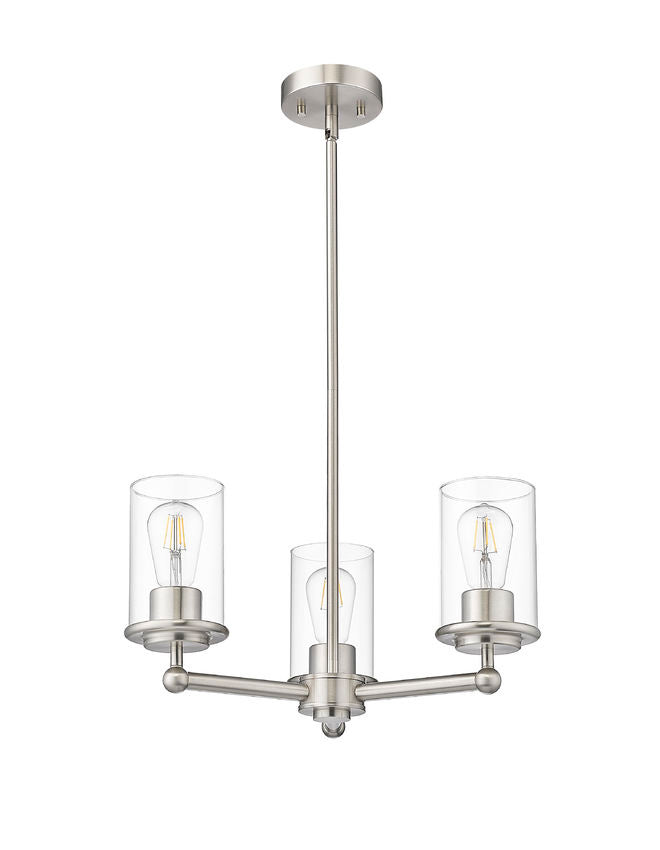 Z-Lite - 742-3BN - Three Light Chandelier - Thayer - Brushed Nickel