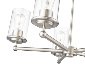 Z-Lite - 742-5BN - Five Light Chandelier - Thayer - Brushed Nickel