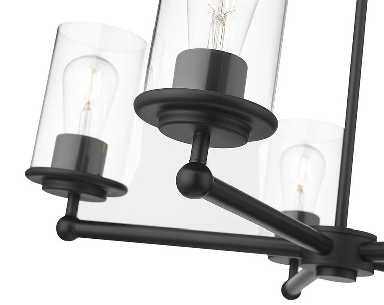 Z-Lite - 742-5MB - Five Light Chandelier - Thayer - Matte Black