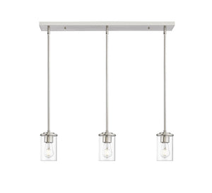 Z-Lite - 742MP-3BN - Three Light Pendant - Thayer - Brushed Nickel