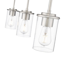 Z-Lite - 742MP-3BN - Three Light Pendant - Thayer - Brushed Nickel