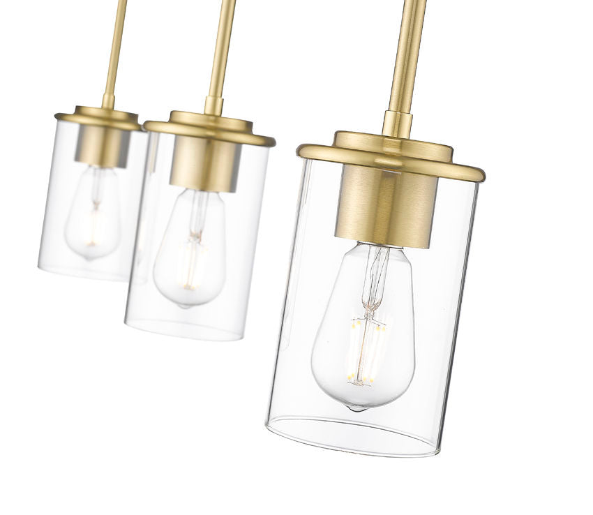 Z-Lite - 742MP-3LG - Three Light Pendant - Thayer - Luxe Gold