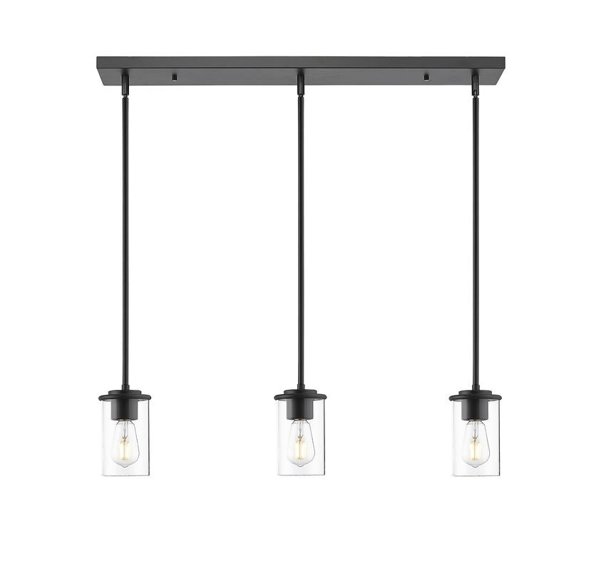 Z-Lite - 742MP-3MB - Three Light Pendant - Thayer - Matte Black