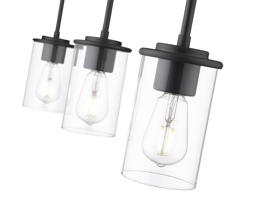 Z-Lite - 742MP-3MB - Three Light Pendant - Thayer - Matte Black