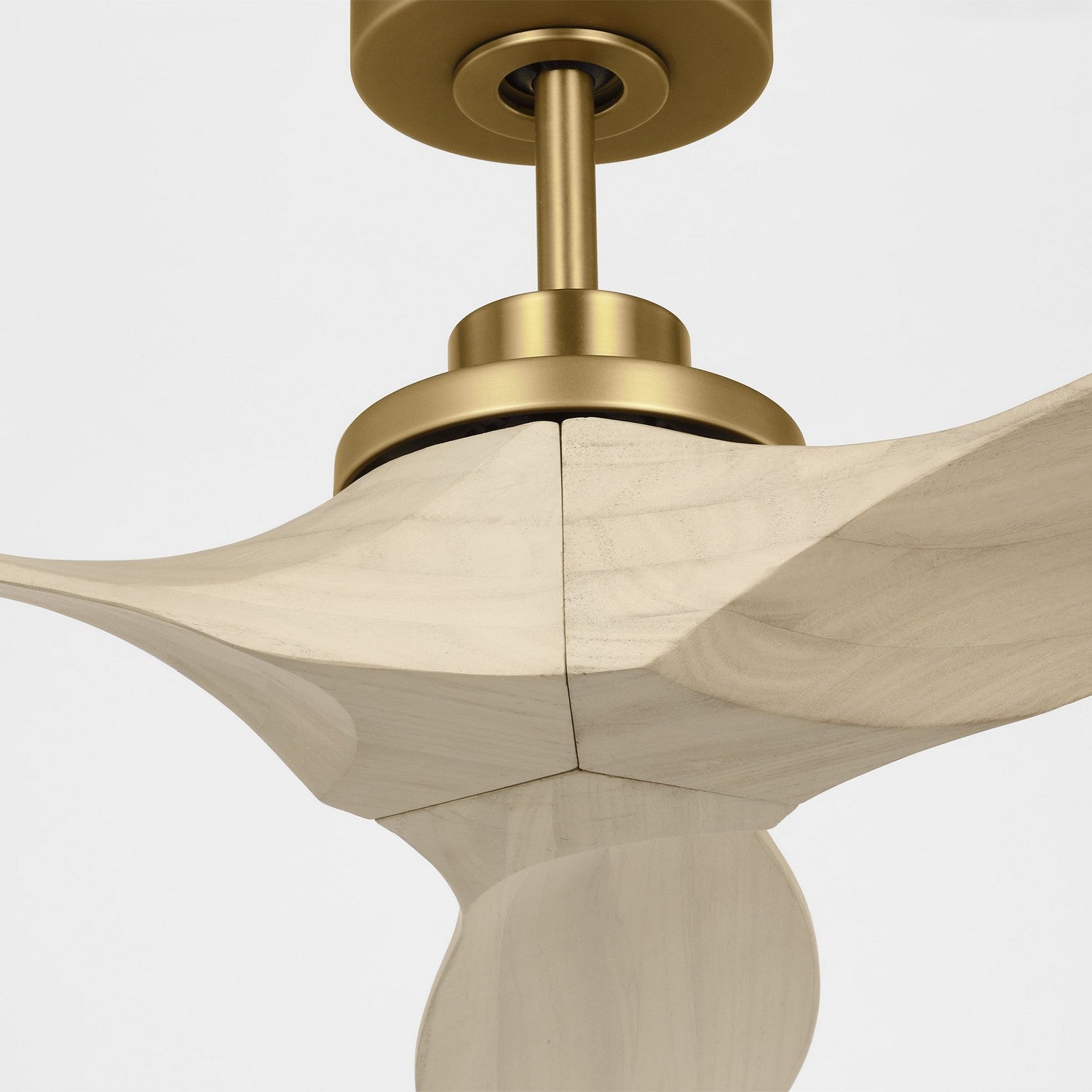 Visual Comfort Fan - 3CLNSM52BBSWWO - 52"Ceiling Fan - Collins - Burnished Brass