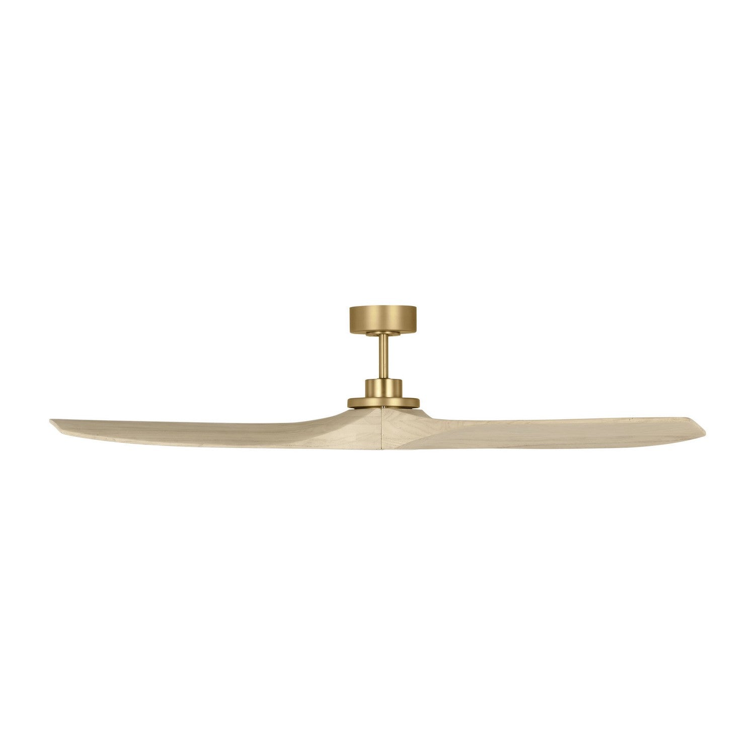 Visual Comfort Fan - 3CLNSM60BBSWWO - 60"Ceiling Fan - Collins - Burnished Brass