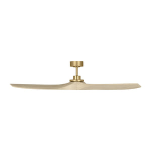 Visual Comfort Fan - 3CLNSM60BBSWWO - 60"Ceiling Fan - Collins - Burnished Brass