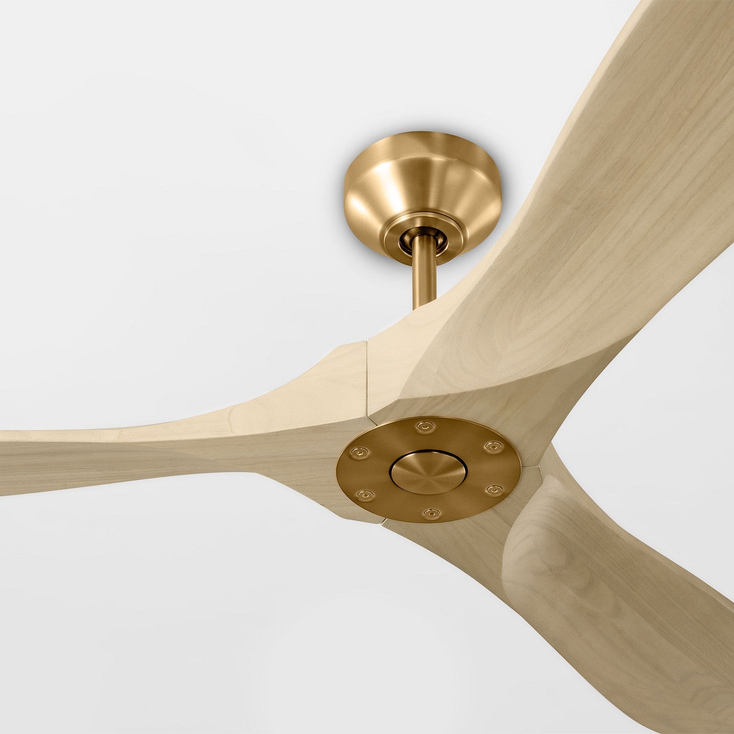 Visual Comfort Fan - 3MAVSM52BBSWWO - 52"Ceiling Fan - Maverick - Burnished Brass