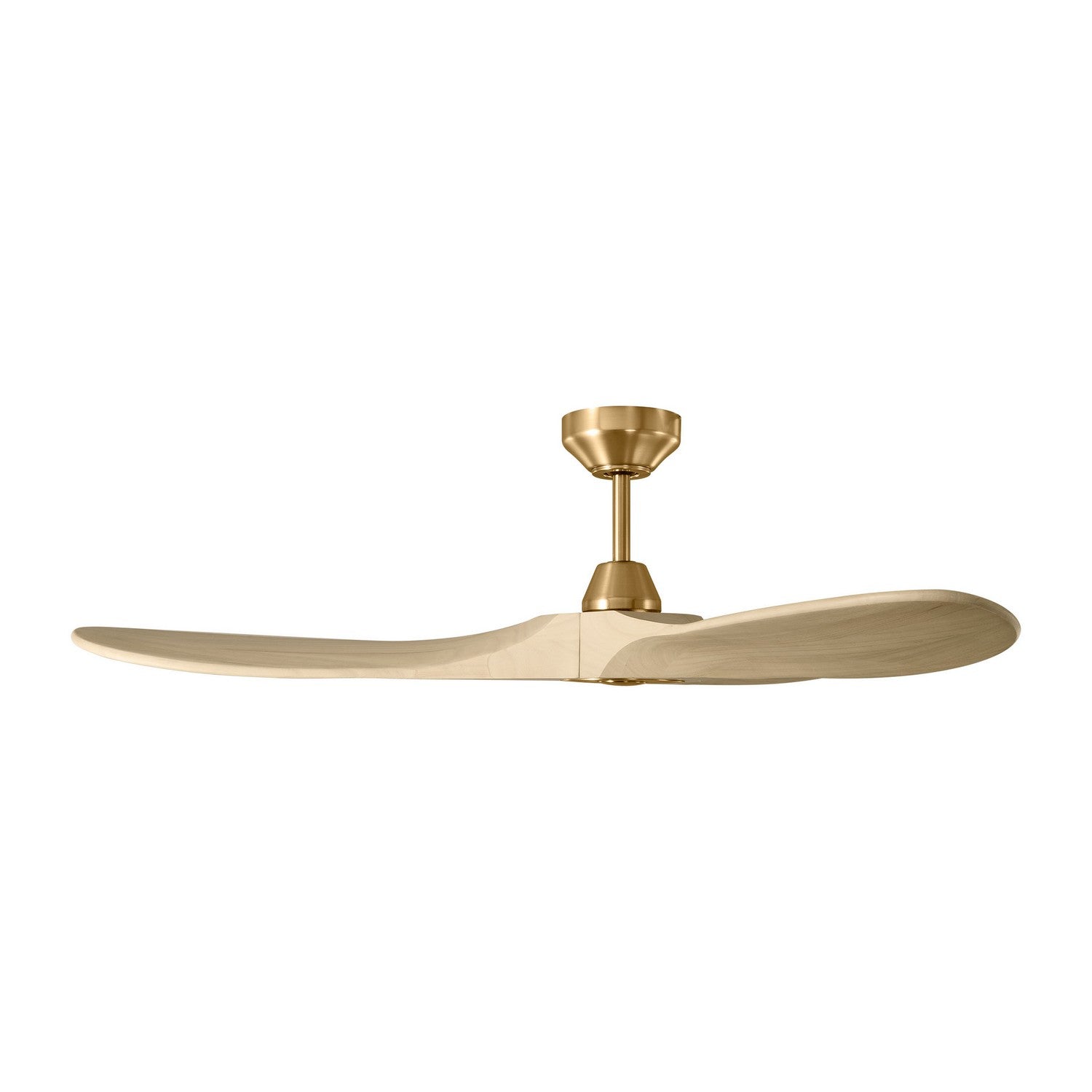 Visual Comfort Fan - 3MAVSM52BBSWWO - 52"Ceiling Fan - Maverick - Burnished Brass