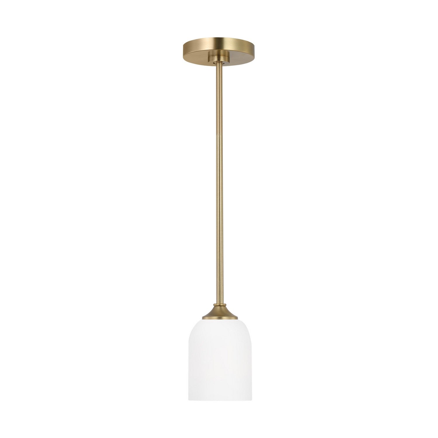 Generation Lighting. - GLP1021SB - One Light Mini Pendant - Emile - Satin Bronze