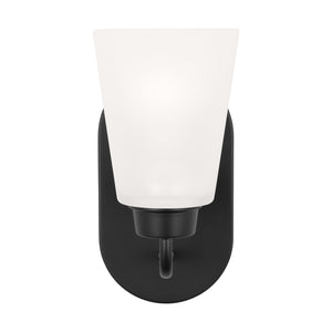 Generation Lighting. - 4115201-112 - One Light Wall / Bath Sconce - Kerrville - Midnight Black