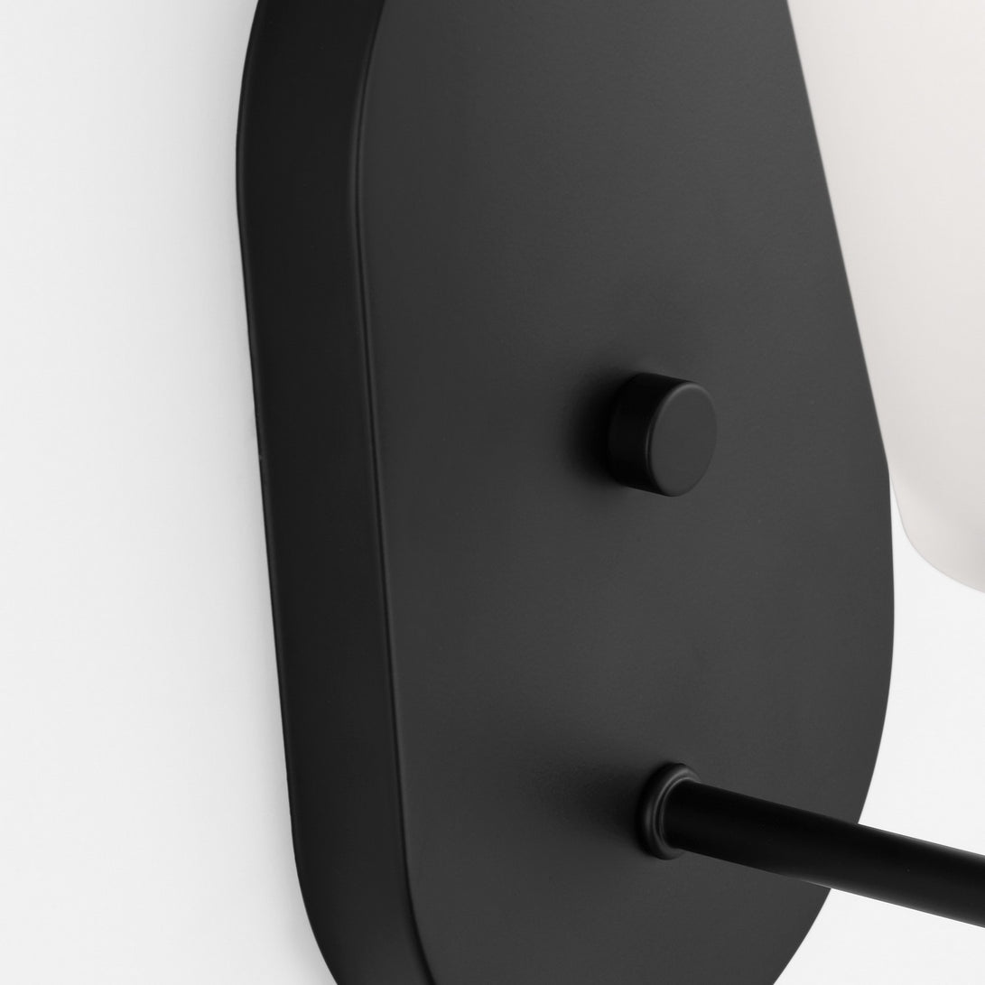 Generation Lighting - 4115201-112 - One Light Wall / Bath Sconce - Kerrville - Midnight Black