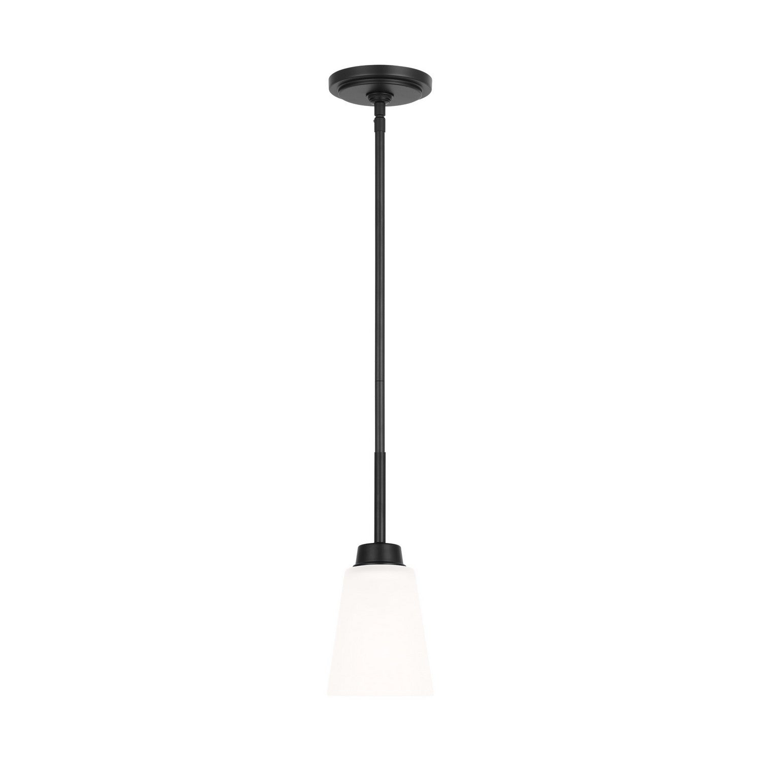 Generation Lighting. - 6115201-112 - One Light Mini Pendant - Kerrville - Midnight Black