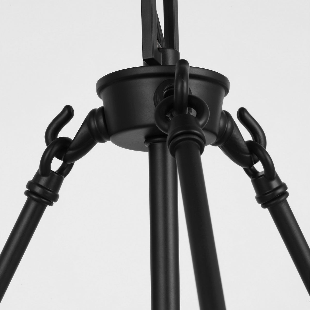 Generation Lighting - 6615203-112 - Three Light Pendant - Kerrville - Midnight Black