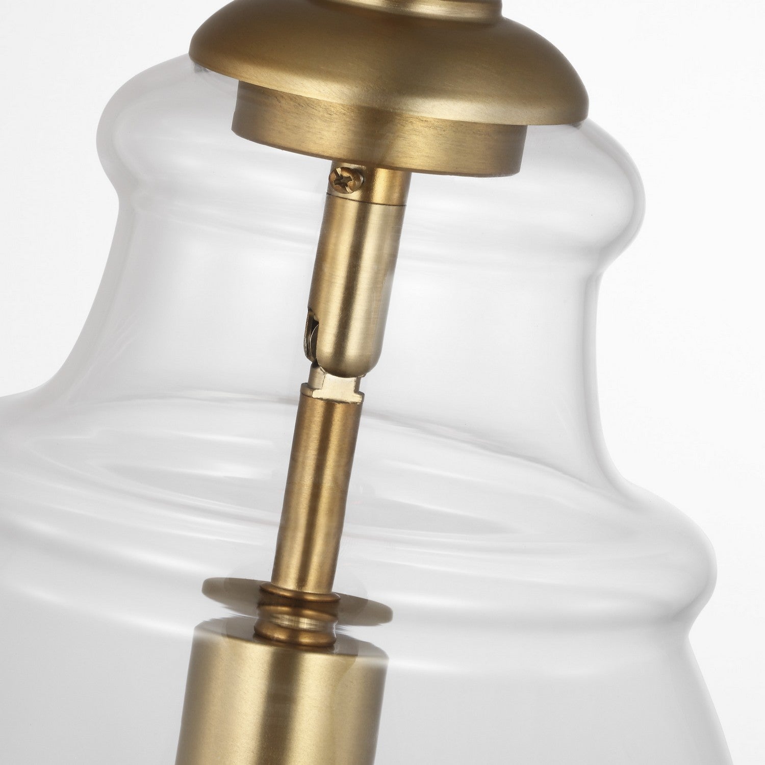 Generation Lighting. - P1484SB - One Light Pendant - Marino - Satin Brass