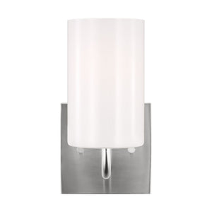 Generation Lighting. - GLV1001BS - One Light Vanity - Rhett - Brushed Steel