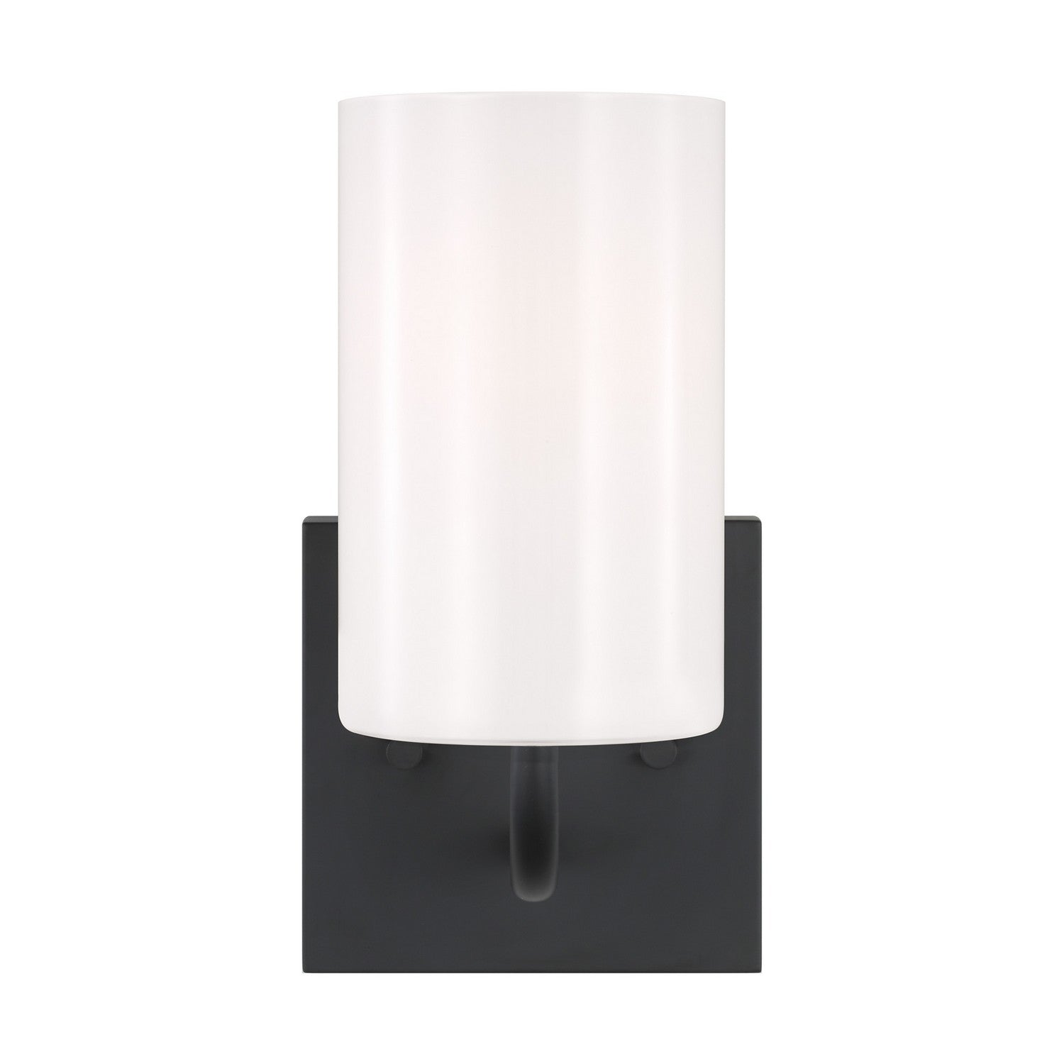 Generation Lighting. - GLV1001MBK - One Light Vanity - Rhett - Midnight Black