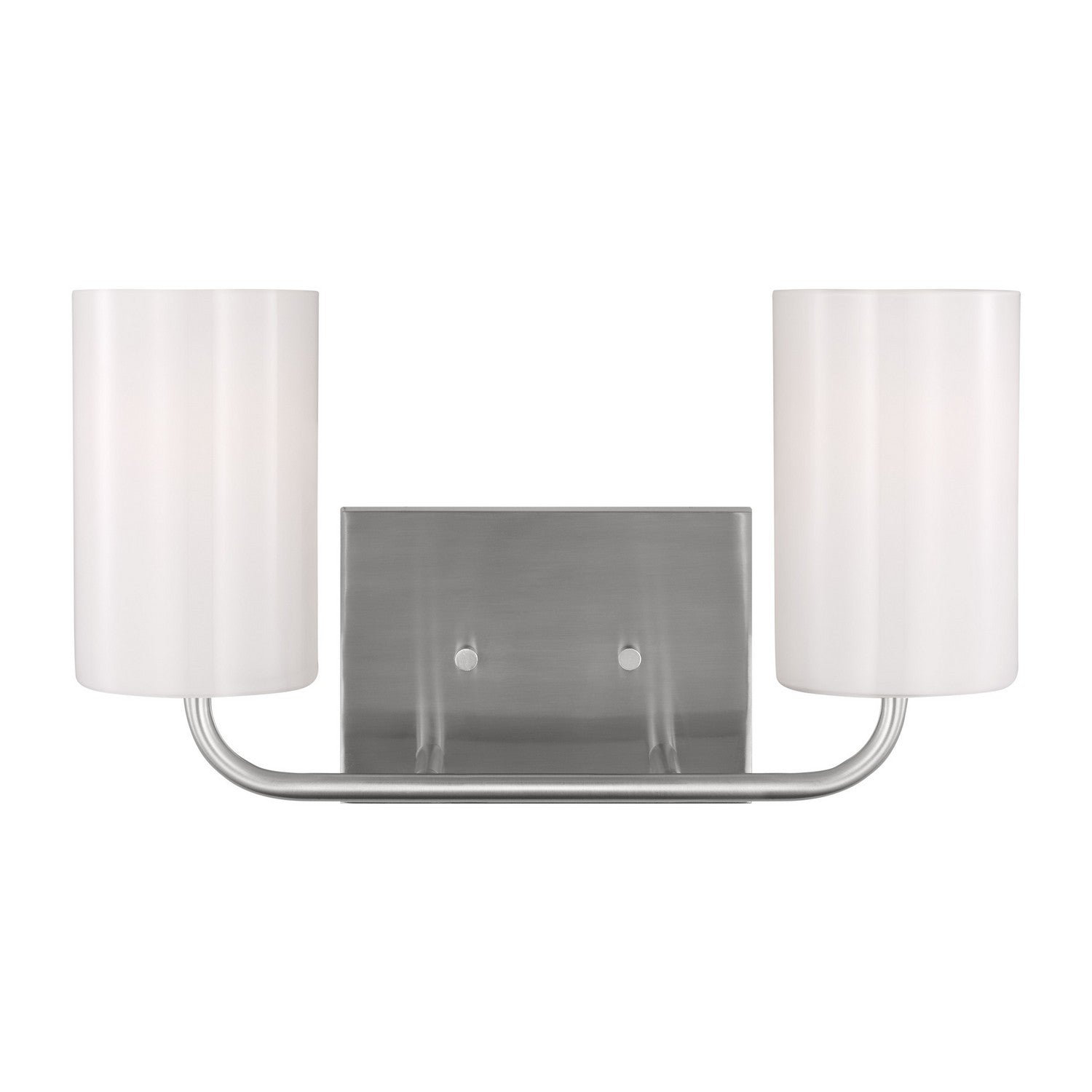 Generation Lighting. - GLV1002BS - Two Light Vanity - Rhett - Brushed Steel