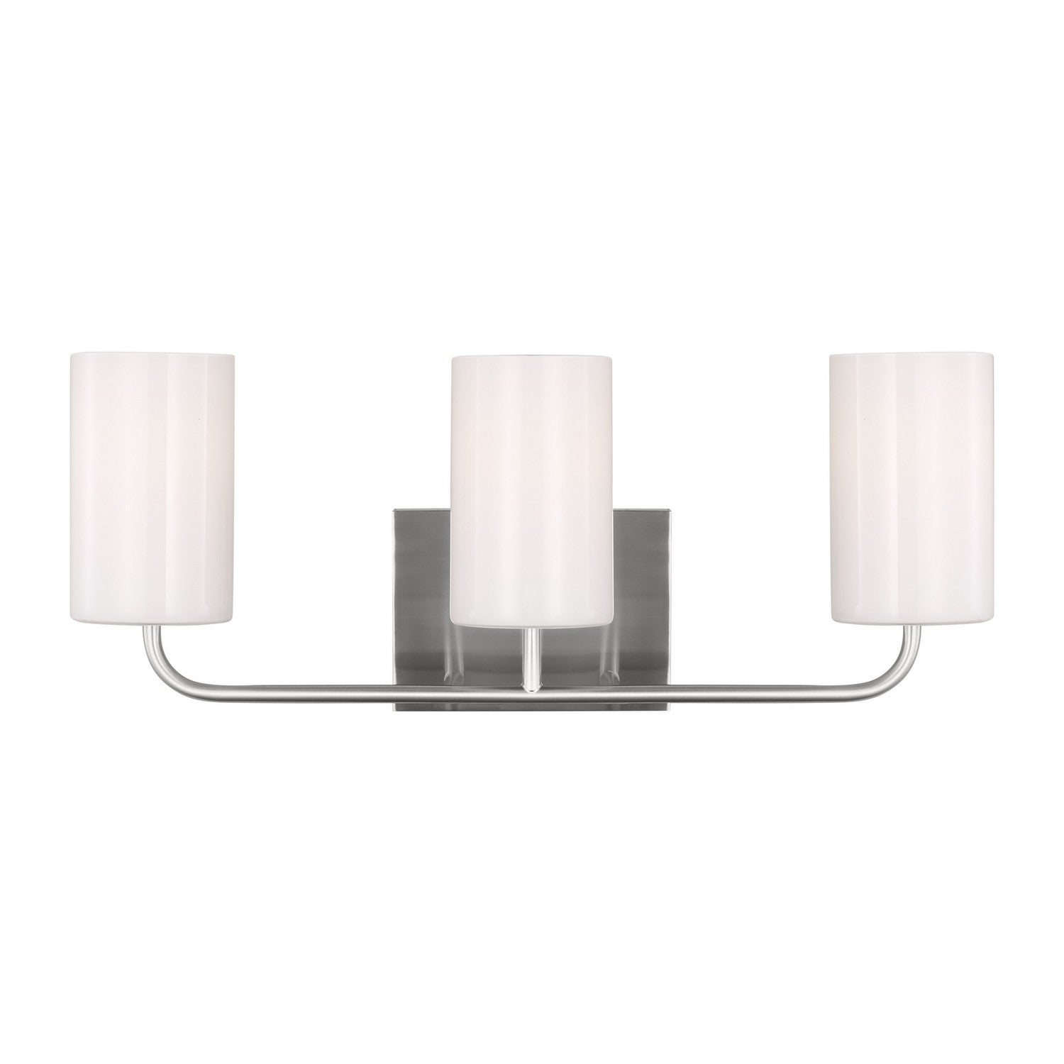 Generation Lighting. - GLV1003BS - Three Light Vanity - Rhett - Brushed Steel