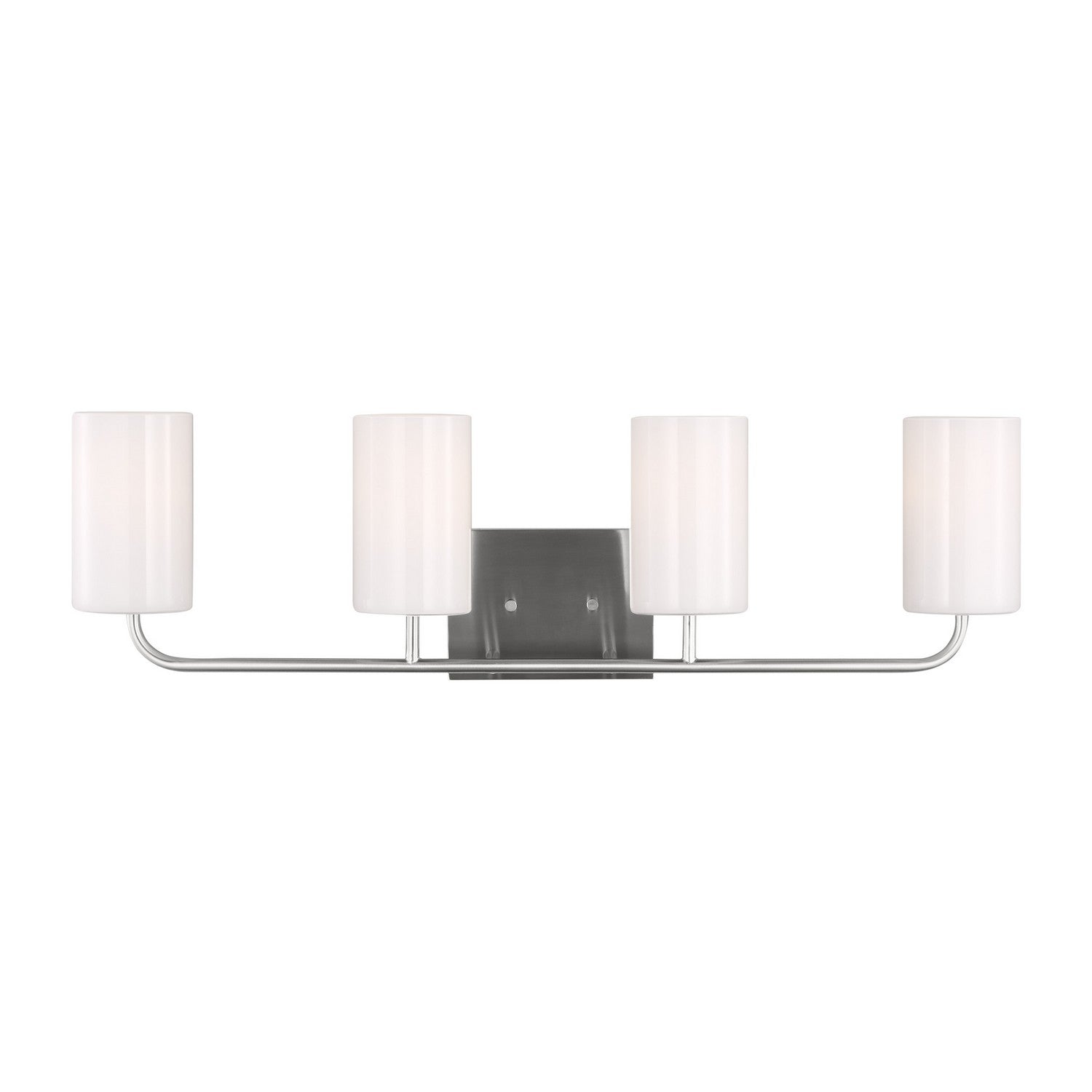 Generation Lighting. - GLV1004BS - Four Light Vanity - Rhett - Brushed Steel