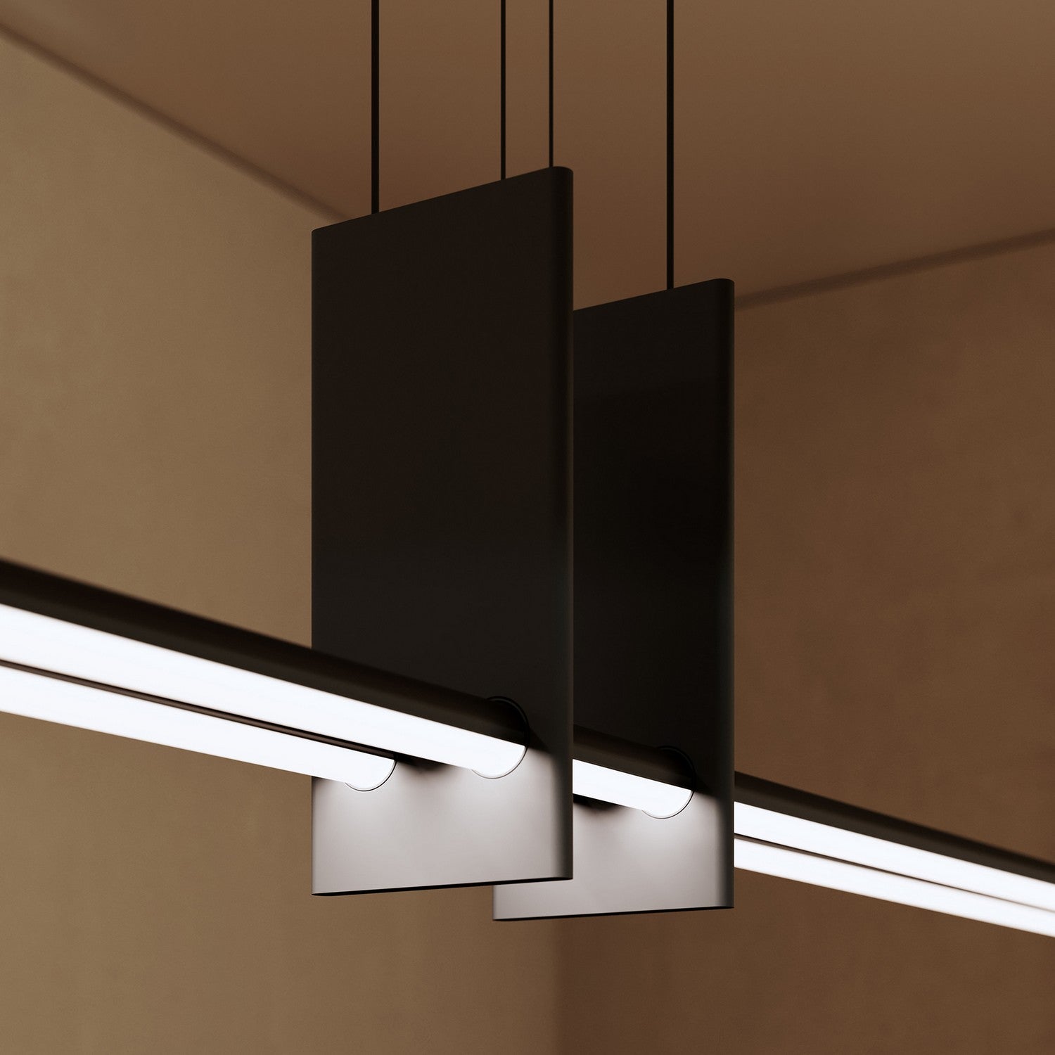 Sonneman - 3779.25 - 60" Pendant - Satin Black