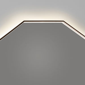 Oxygen - 3-1001-15 - LED Mirror - Deca - Black