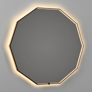 Oxygen - 3-1003-15 - LED Mirror - Deca - Black