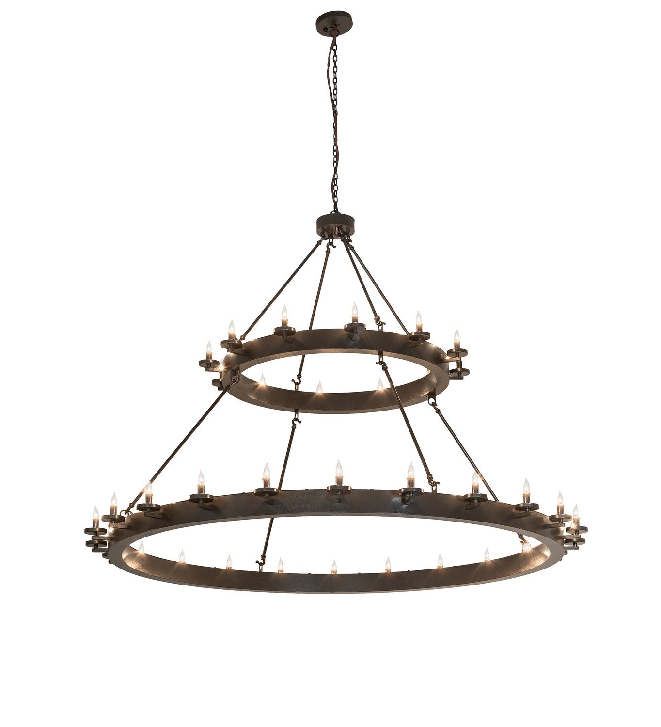 Meyda Tiffany - 259209 - 36 Light Chandelier - Loxley - Timeless Bronze Vein