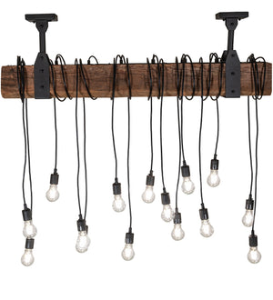 Meyda Tiffany - 259859 - 15 Light Pendant - Alva - Wrought Iron