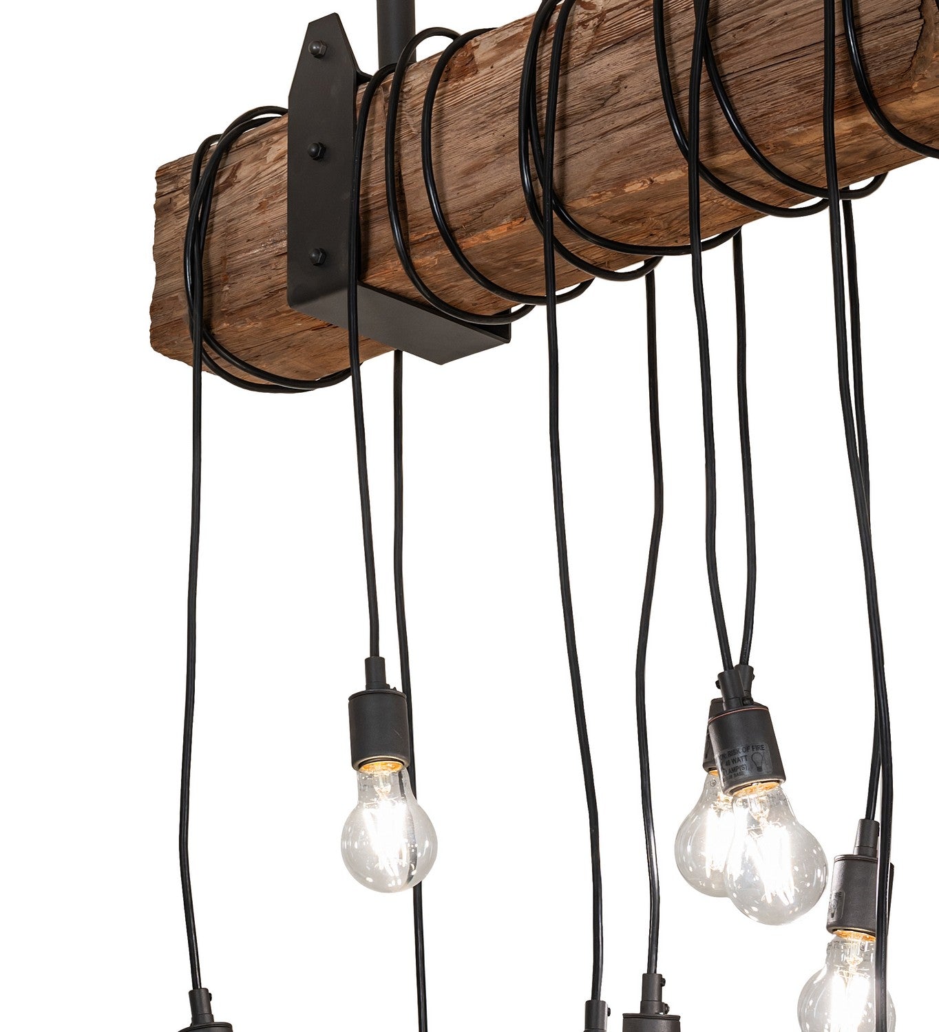 Meyda Tiffany - 259859 - 15 Light Pendant - Alva - Wrought Iron