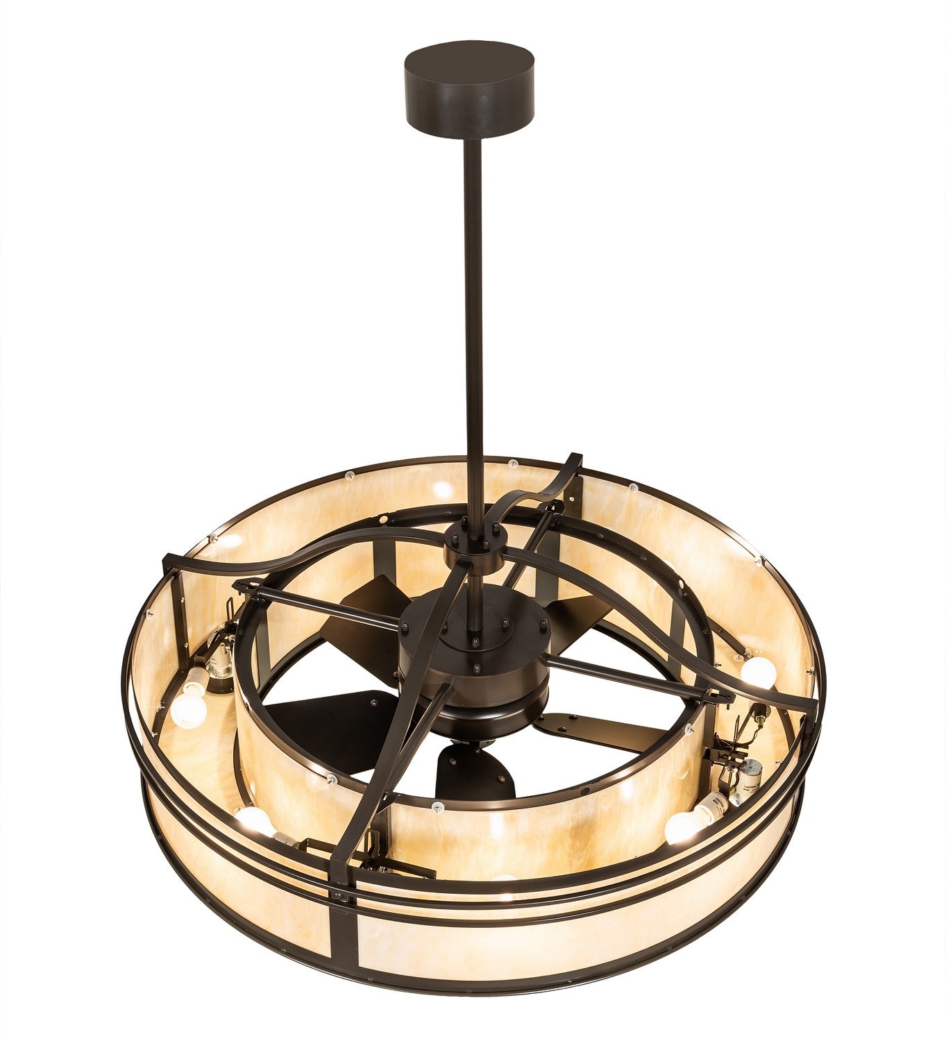 Meyda Tiffany - 268192 - 12 Light Chandel-Air - Sargent - Timeless Bronze