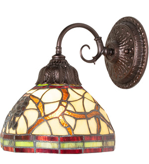 Meyda Tiffany - 270863 - One Light Wall Sconce - Pinecone - Custom