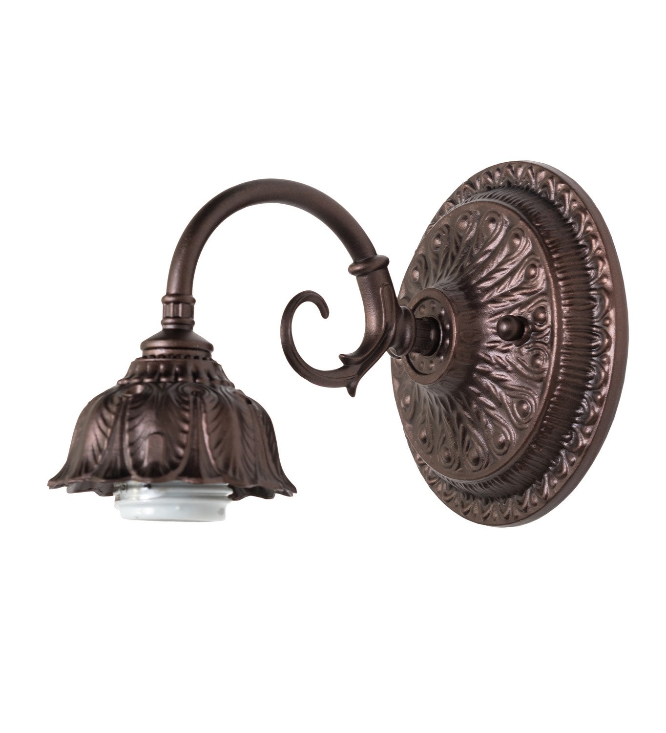 Meyda Tiffany - 271132 - One Light Wall Sconce - Roussillon - Mahogany Bronze