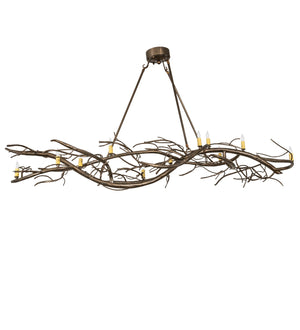 Meyda Tiffany - 268320 - 11 Light Chandelier - Winter Solstice - Antique Copper