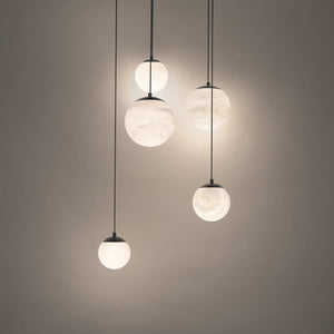Modern Forms - PD-34405R-BK - LED Pendant - Pisces - Black