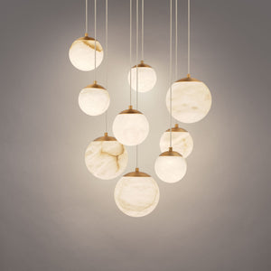 Modern Forms - PD-34409R-AB - LED Pendant - Pisces - Aged Brass