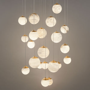 Modern Forms - PD-34421R-AB - LED Pendant - Pisces - Aged Brass