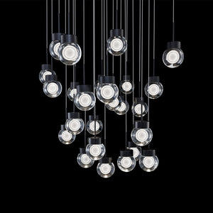 Modern Forms - PD-82025S-BK - LED Pendant - Double Bubble - Black