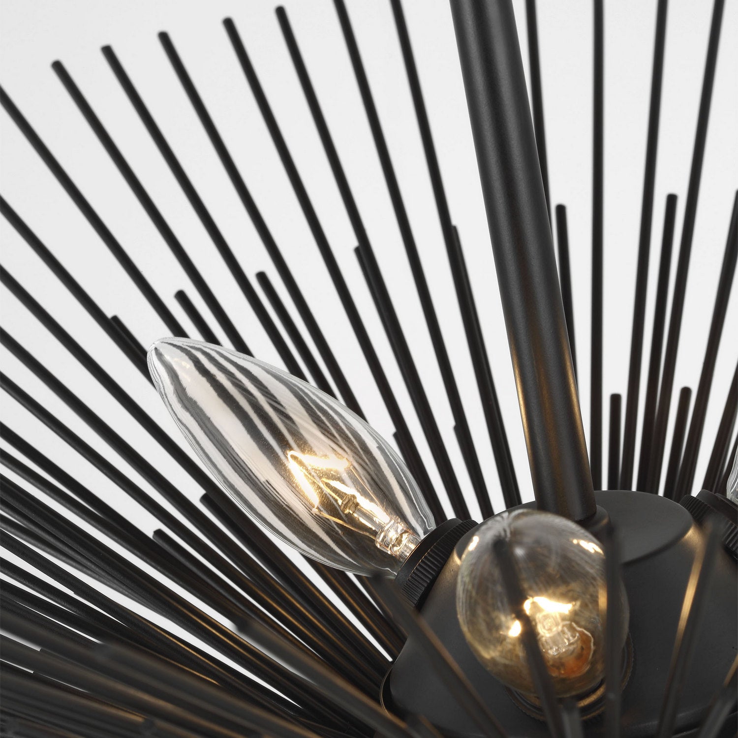 Visual Comfort Studio - AF1083AI - Three Light Semi-Flush Mount - Helios - Aged Iron