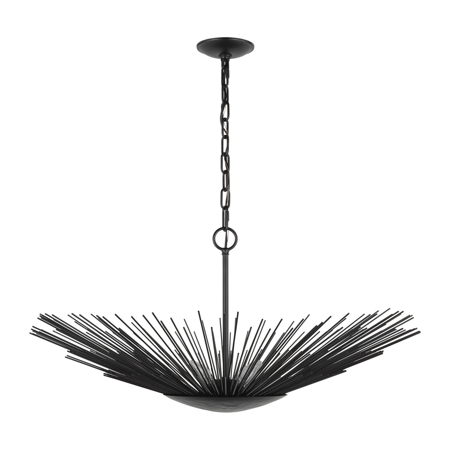 Visual Comfort Studio - AP1084AI - One Light Pendant - Helios - Aged Iron